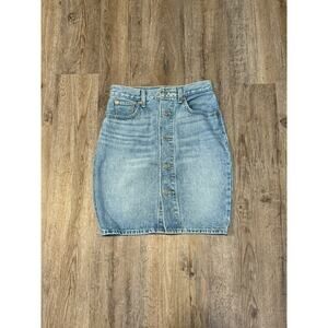 Levi's Premium Womens Denim Mom Skirt Size 25